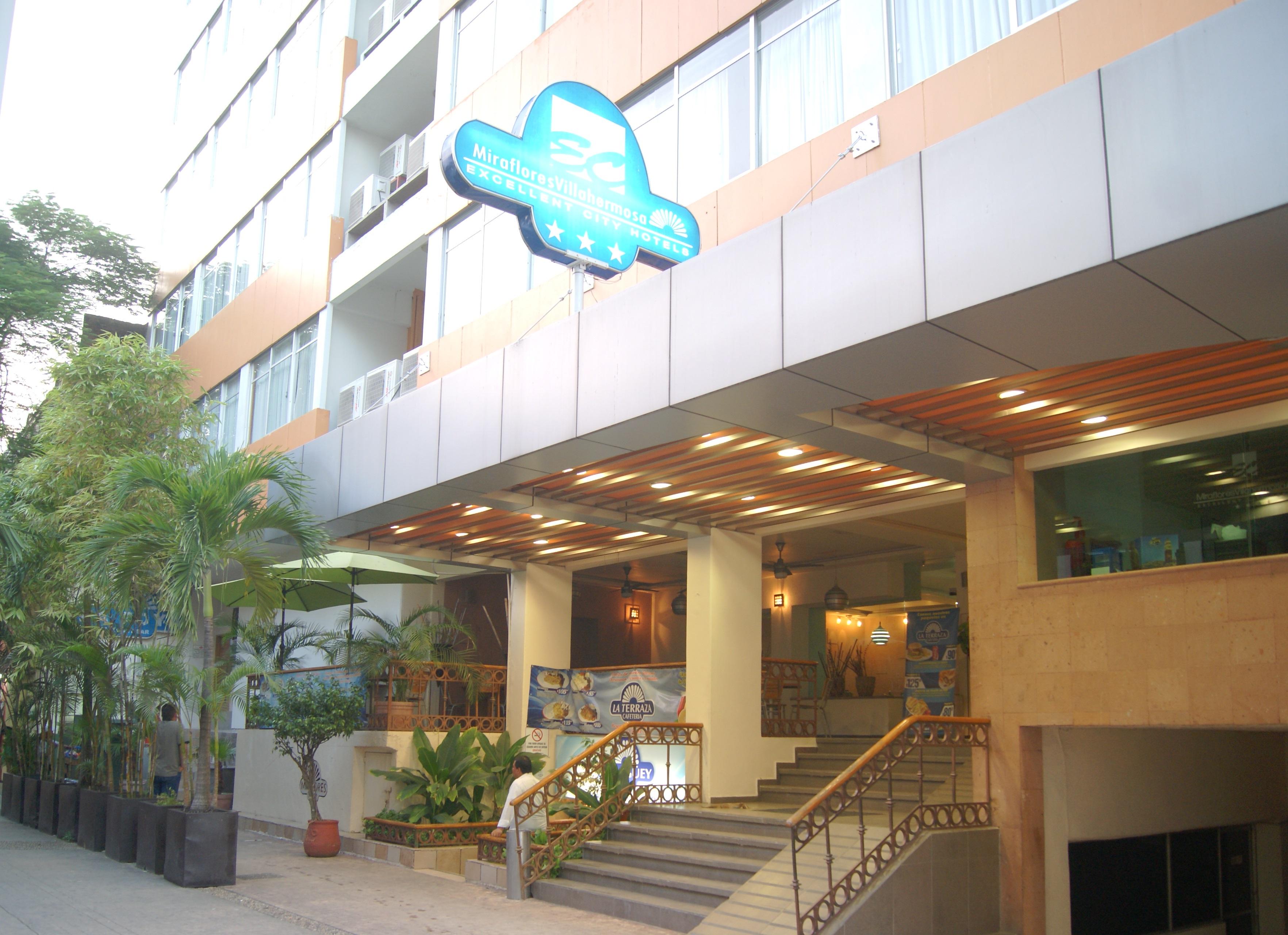 Hotel Miraflores วิลลาเฮอโมซา ภายนอก รูปภาพ